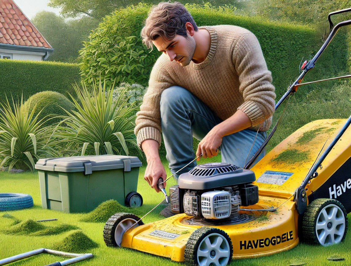 Hvornår og hvordan skifter du kniven på din plæneklipper?